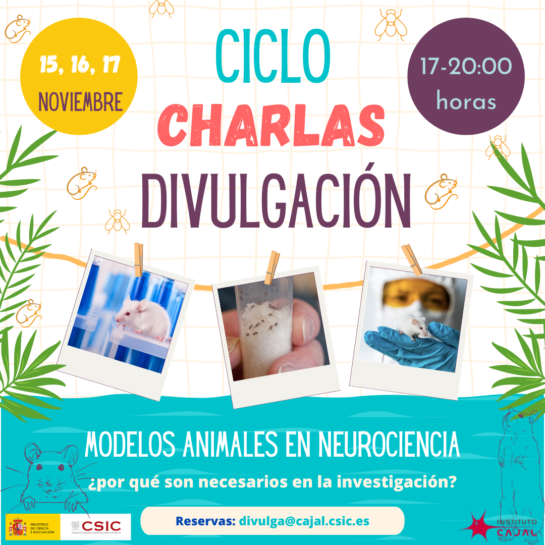 Cartel Actividad Modelos animales en neurociencia