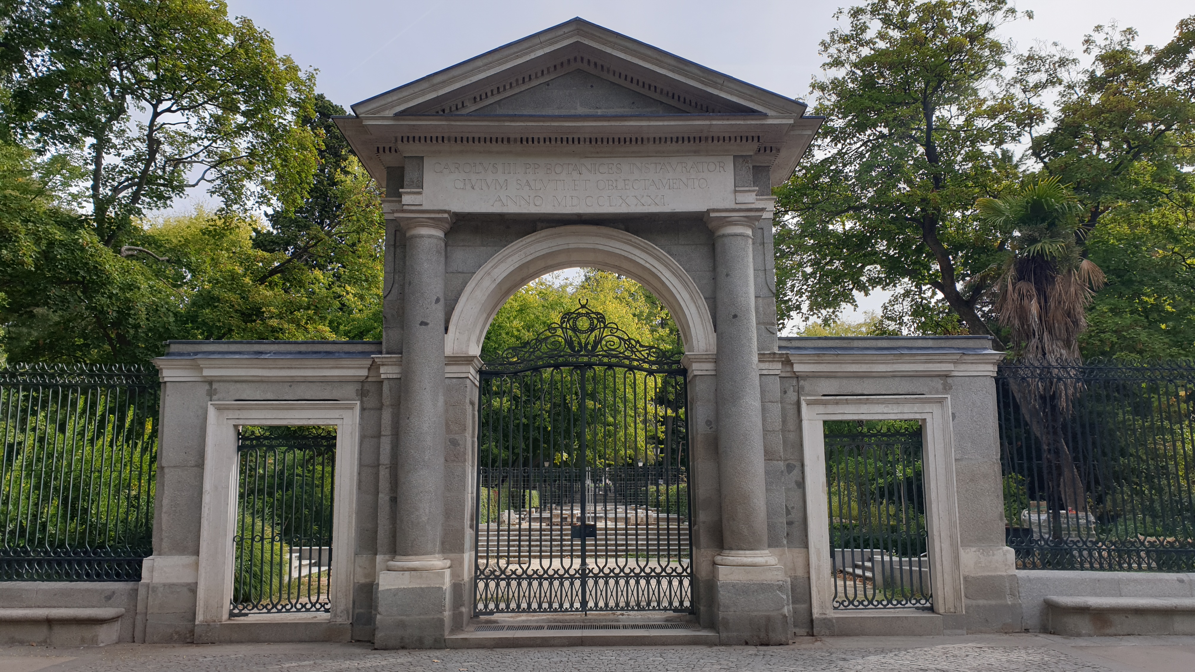 Puerta del Rey. Real Jardín Botánico de Madrid