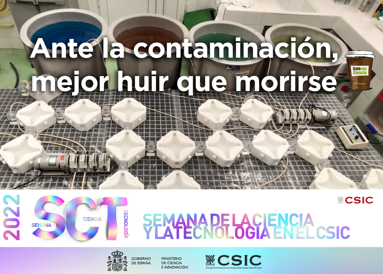 Café con Ciencia: Ante la contaminación, mejor huir que morirse
