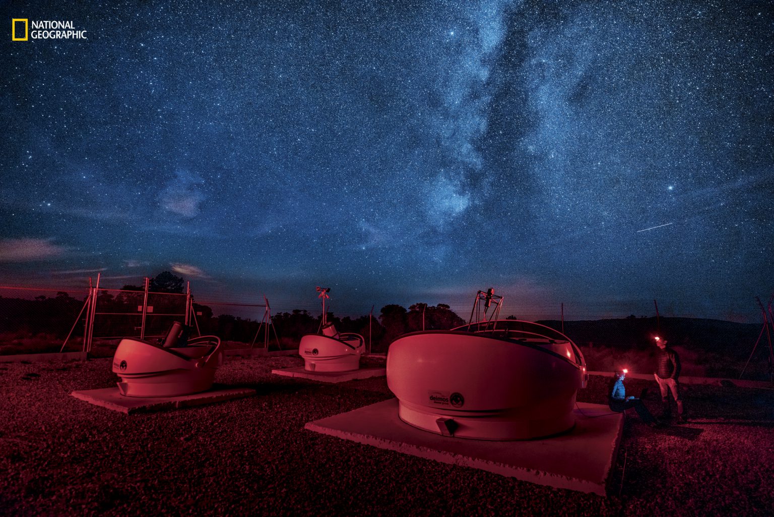 telescopios para el seguimiento de satélites y basura espacial